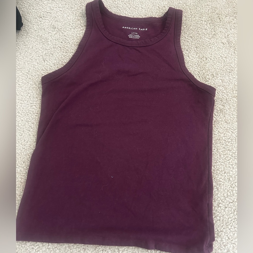 American Eagle S maroon full length tank top